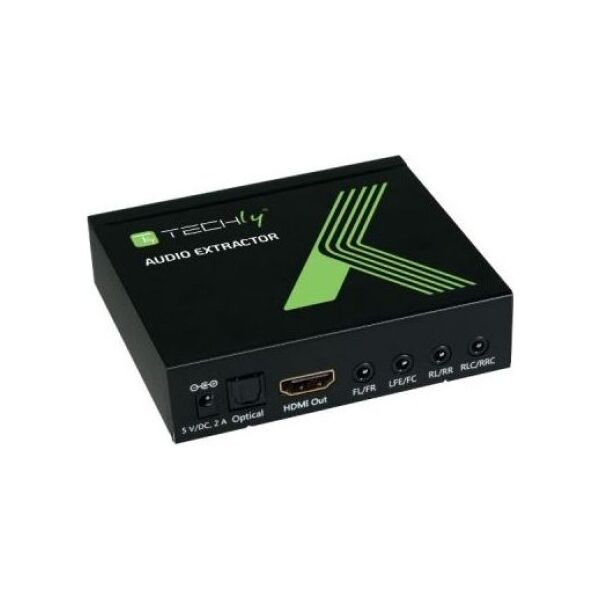 System przekazu sygnału AV Techly HDMI - Toslink czarny (025756)