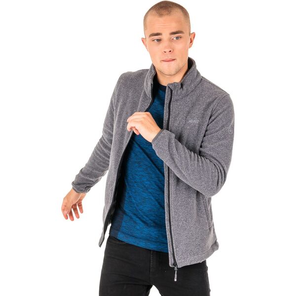 Hi-Tec Bluza męska POLAR HENIS EBONY MELANGE r. L