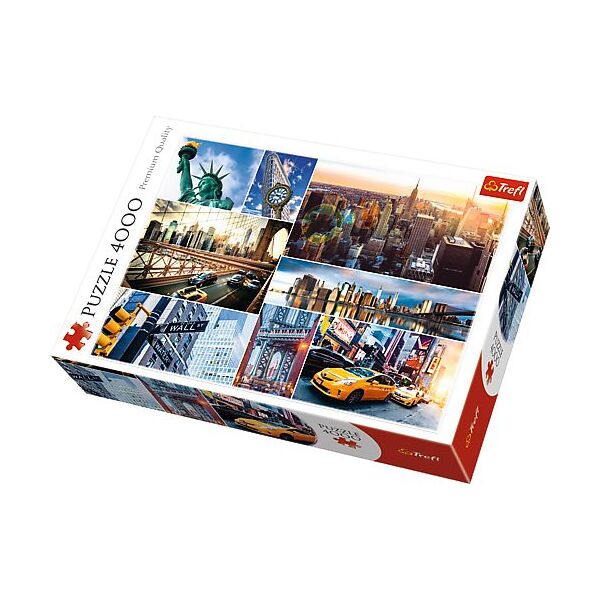 Trefl Puzzle 4000elementów Nowy Jork kolaż