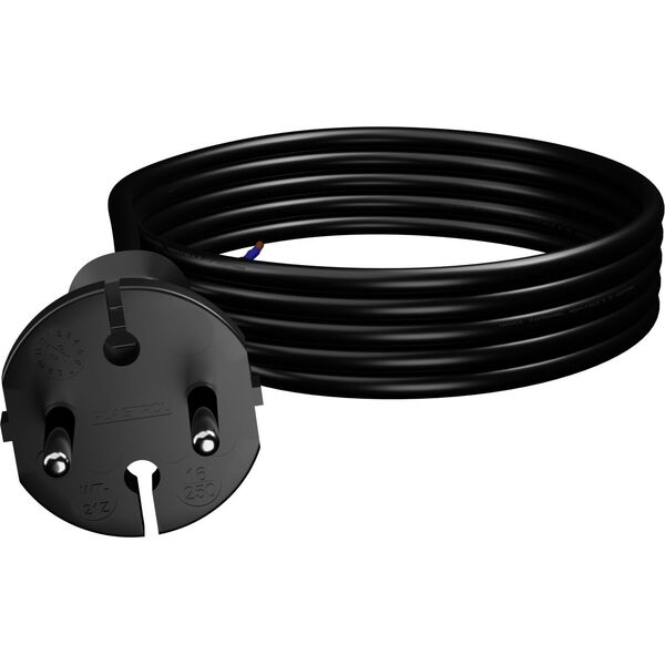 Plastrol Przewód przyłączeniowy z wtyczką PP-21 b/u 3m H05RR-F 2x1 (W-97188)
