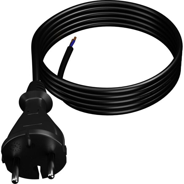 Plastrol Przewód przyłączeniowy z wtyczką PP-21 b/u 3m H05RR-F 2x1 (W-97188)
