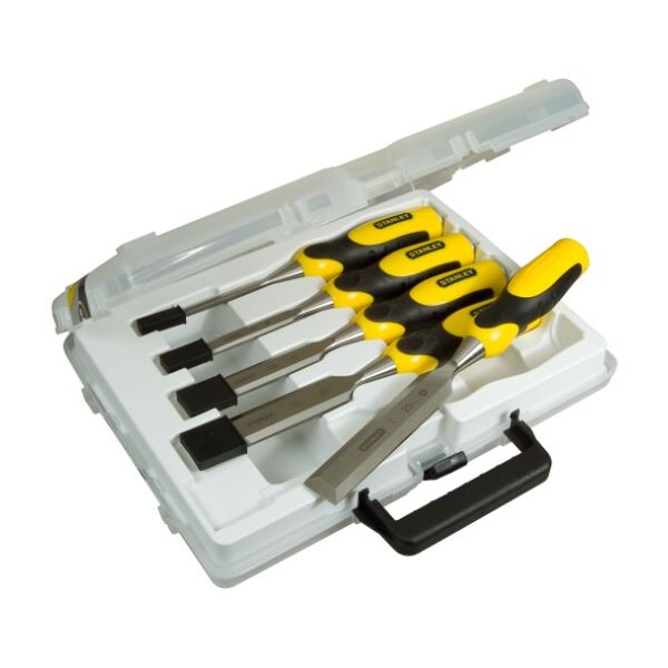 Stanley Dłuta płaskie DynaGrip zestaw walizka 6x12x18x25x32mm 5szt. (16-885)