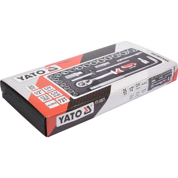 Zestaw narzędzi Yato 25 el. (YT-12671)