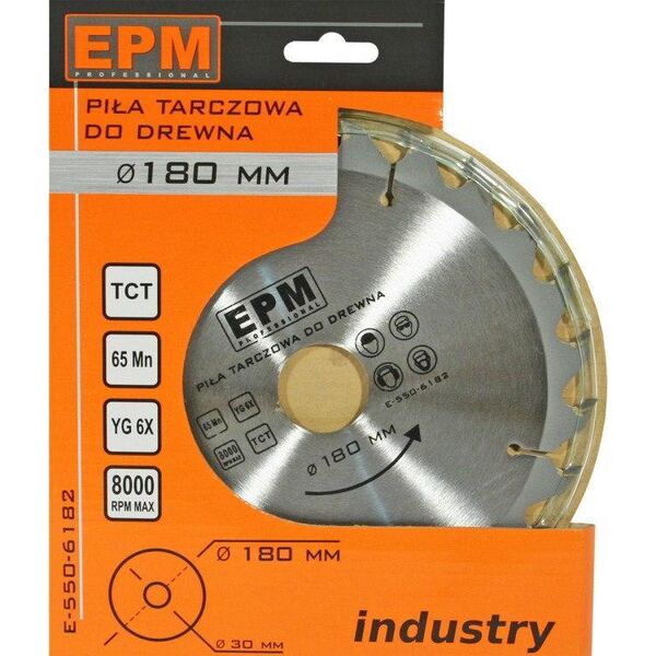 EPM Piła spiekowa 400mm 40 zębów E-550-6404