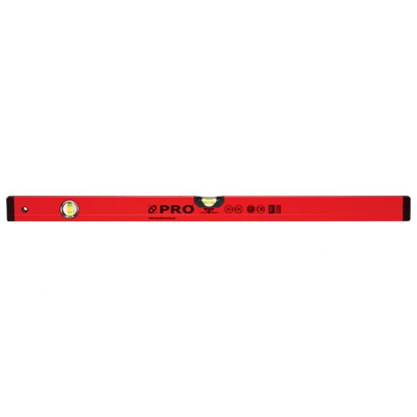 PRO Poziomica malowana ze wskaźnikami 150cm 3-01-01-A1-150