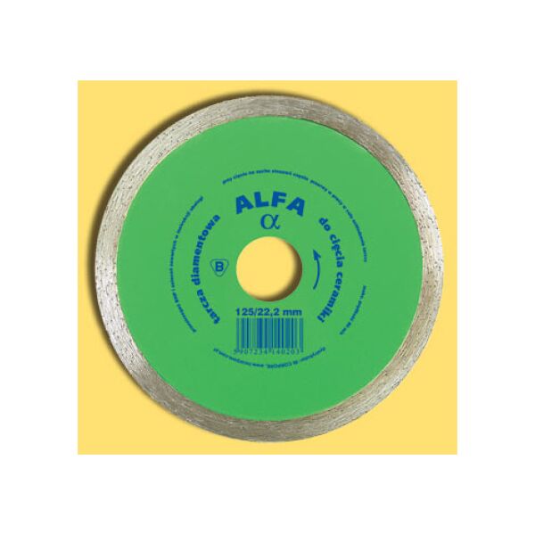 Tarcza diamentowa do glazury 180x25,4mm ALFA 14030