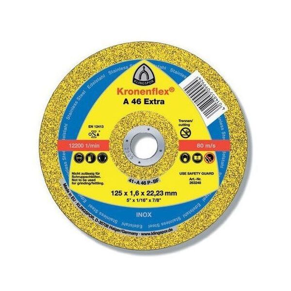 Klingspor Tarcza FLEX 41 125x1,6x22,2 A 46 EXTRA - 263248