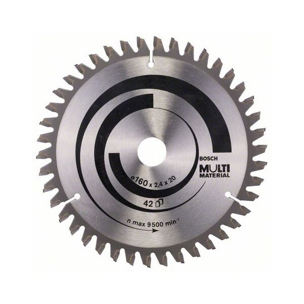 Bosch Tarcza pilarska 160x20x2,4mm 42z. Multi Material (2.608.640.503)