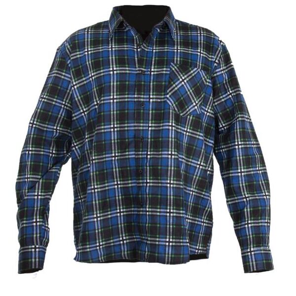 Lahti Pro Koszula flanelowa w kratę niebieska rozmiar XL LPKF3XL