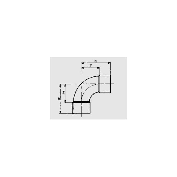 Conex Łuk CU 90° 35mm 5002A035000000
