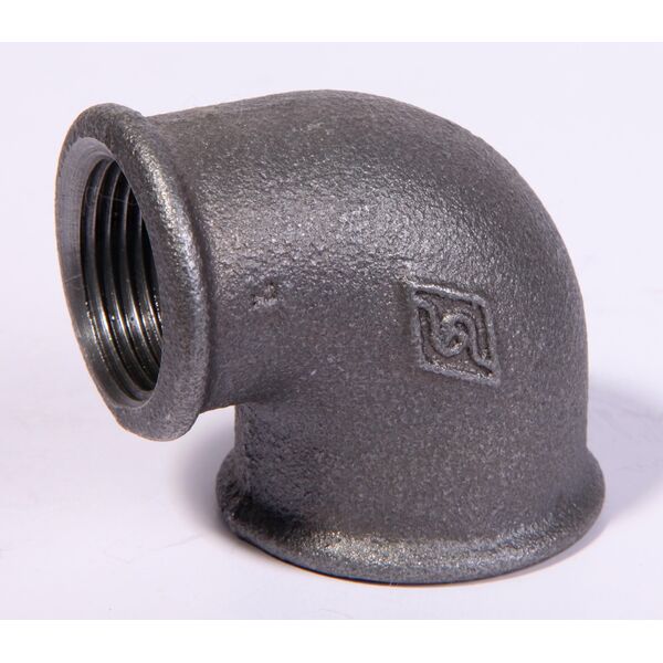 Opal Kolano redukcyjne A1 nakrętne 1x1/2" czarne - B90R 25X15
