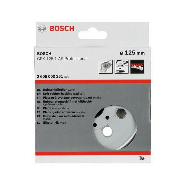 Bosch Talerz szlifierski 125mm miękki (2608000351)