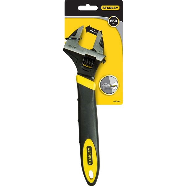 Stanley Klucz nastawny typu szwed 250mm gumowa rękojeść (0-90-949)