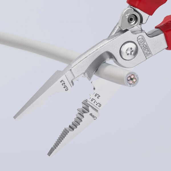 Knipex Szczypce do prac elektroinstalacyjnych 6w1 200mm 1000V VDE (13 96 200)