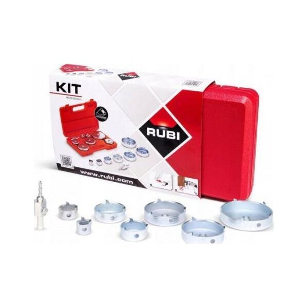 Rubi RUBI ZESTAW KORONEK ZE STOPU SPIEKANEGO 27, 35, 45, 55, 65, 70 i 85 mm RUBI04995 - 04995