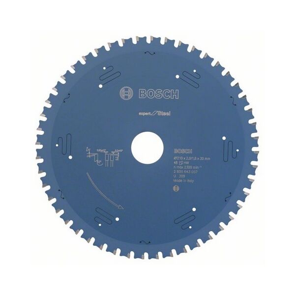 Bosch Tarcza pilarska Expert for steel 210 x 30mm 48 zębów (2608643057)