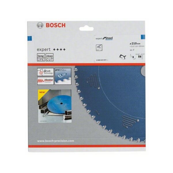Bosch Tarcza pilarska Expert for steel 210 x 30mm 48 zębów (2608643057)