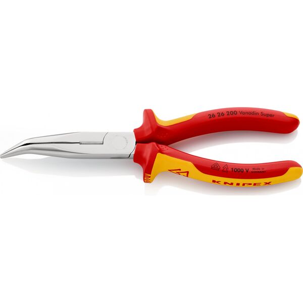 Knipex Szczypce tnące półokrągłę wygięte 200mm izolowane (26 26 200)