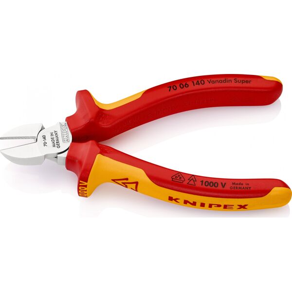 Knipex Szczypce tnące boczne 140mm izolowane (70 06 140)