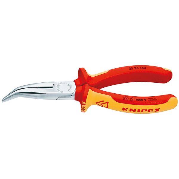 Knipex Szczypce tnące półokrągłe wygięte izolowane 160mm (2526160)