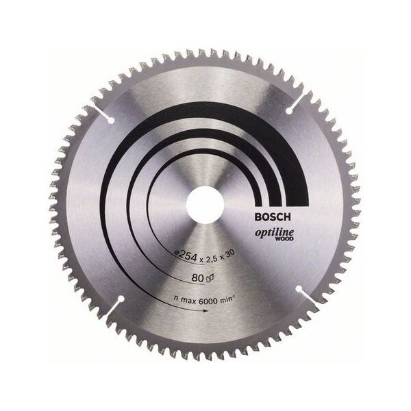 Bosch Tarcza pilarska Optiline Wood 254mm (2 608 640 437)