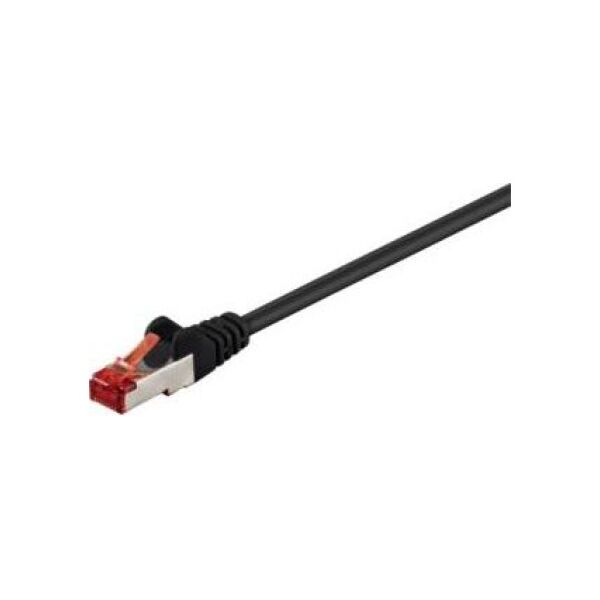 Goobay Kabel krosowy patchcord S/FTP PiMF kat. 6 LSZH czarny 10m (68694)