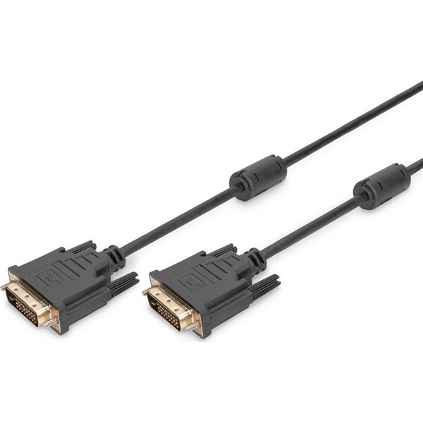 Kabel Digitus DVI-D - DVI-D 2m czarny (AK-320101-020-S)
