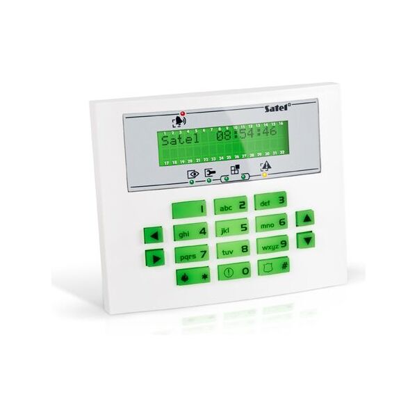 Satel Manipulator LCD zielone podświetlenie INTEGRA (INT-KLCDS-GR)