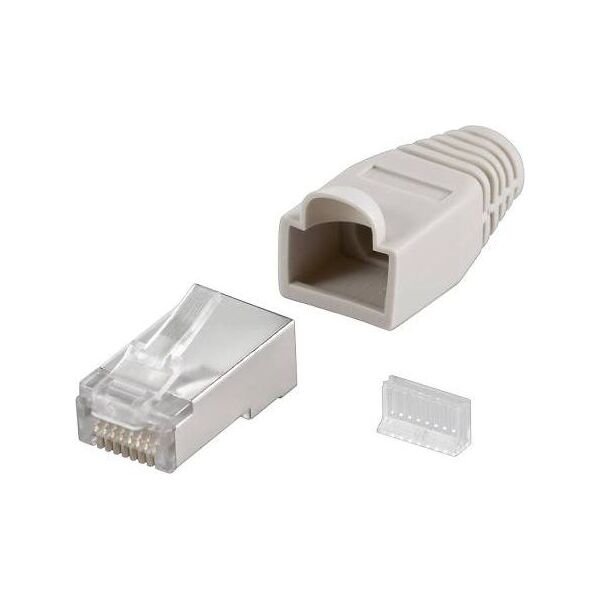 Goobay Wtyk teleinformatyczny RJ45 kat.5e FTP z osłonką (68746)