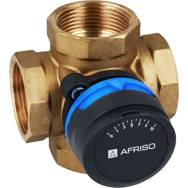 Afriso 4-drogowy obrotowy zawór mieszający ARV 485 ProClick, DN32, Rp1 1/4", Kvs 16 (1348510)