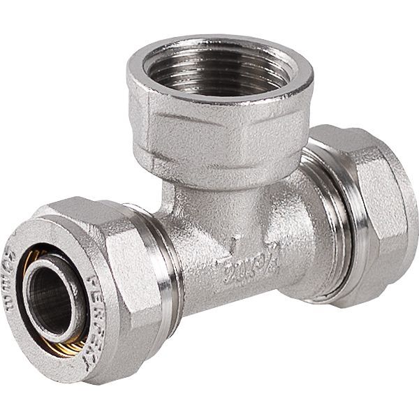 Perfexim Trójnik skręcany 709 16mm x GW 1/2" x 16mm (61-009-1615-000)