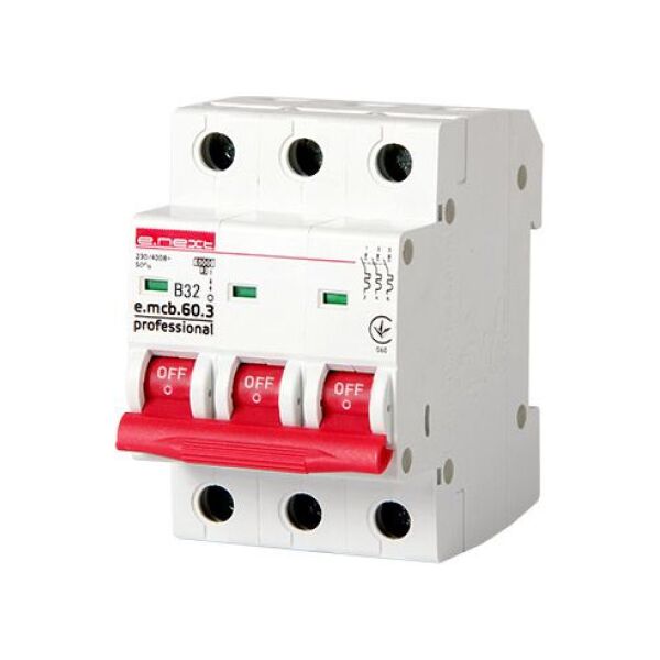 E.NEXT Wyłącznik nadprądowy e.mcb.pro.60 3P C25A 6KA (EX-P042033)