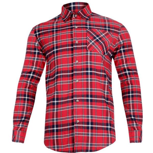 Lahti Pro Koszula flanelowa bawełniana czerwono-granatowa w kratę rozmiar XL (L4180304)