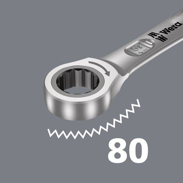 Wera Klucz płasko-oczkowy z grzechotką 8mm (05020064001)