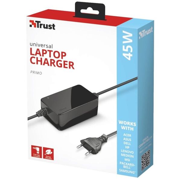 Zasilacz do laptopa Trust 45 W, 2.4 A, 20 V (21904)