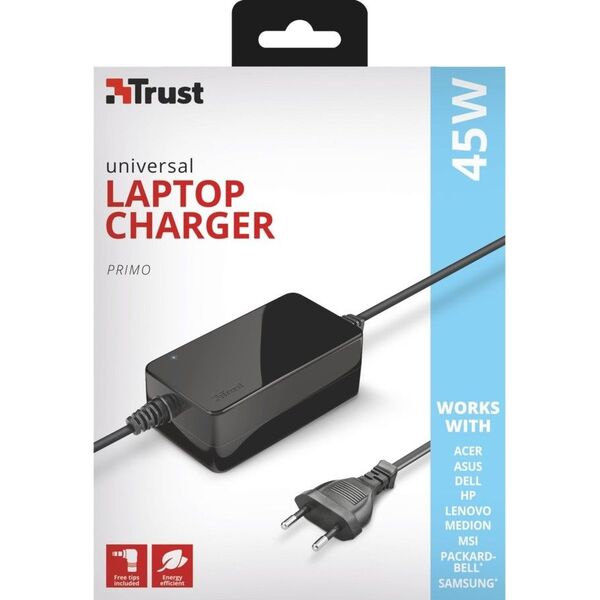 Zasilacz do laptopa Trust 45 W, 2.4 A, 20 V (21904)