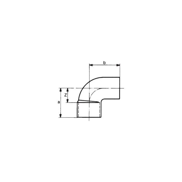 Conex Kolano miedziane 90° jednokielichowe serii 5000 35mm (5092035000000)