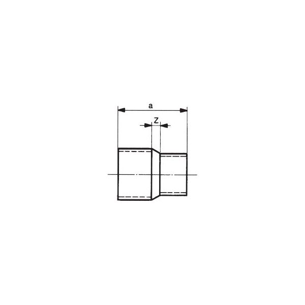 Conex Łącznik redukcyjny serii 5000 28 x 18mm (5240028018000)