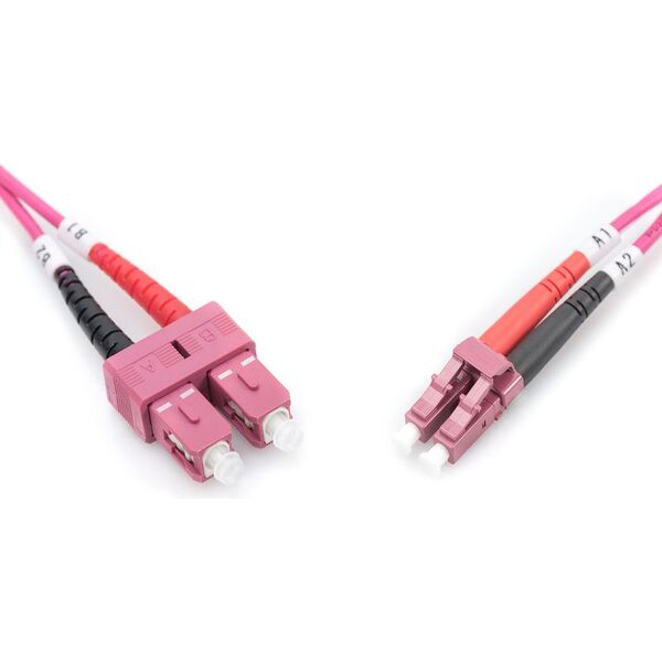 Digitus Patchcord Światłowodowy LC -> SC OM4, 2m (DK-2532-02-4)