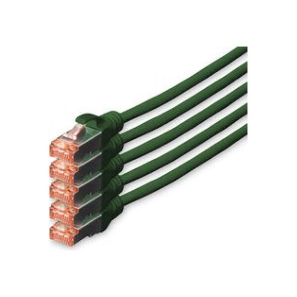 Digitus Patchcord CAT5e, S-FTP, 10m, 5 sztuk (DK-1644-100-G-5)