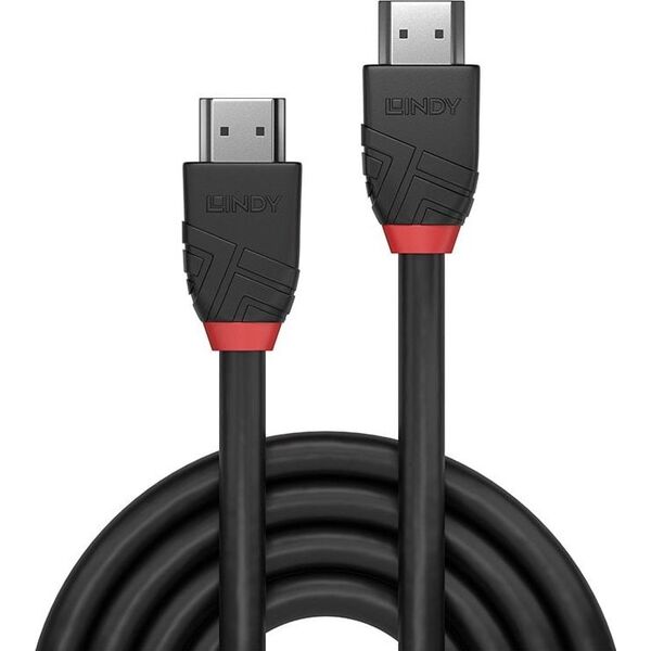 Kabel Lindy HDMI - HDMI 0.5m czarny (36470)