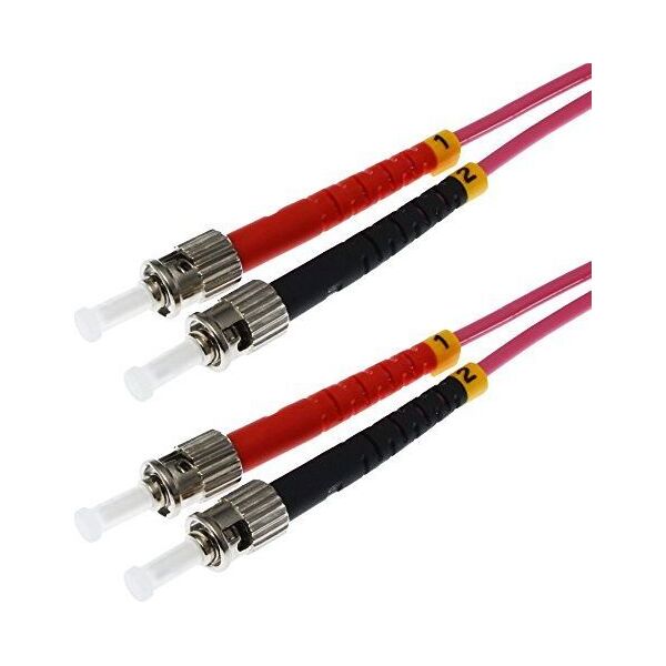 Digitus DIGITUS Fiber Optic Patch Cable, 2 x ST - LC Duplex, OM3, 3.0 m, 2 x ST plug - 2 x LC plug, Multimode, DupelxCable (DK-2531-03 / 3)