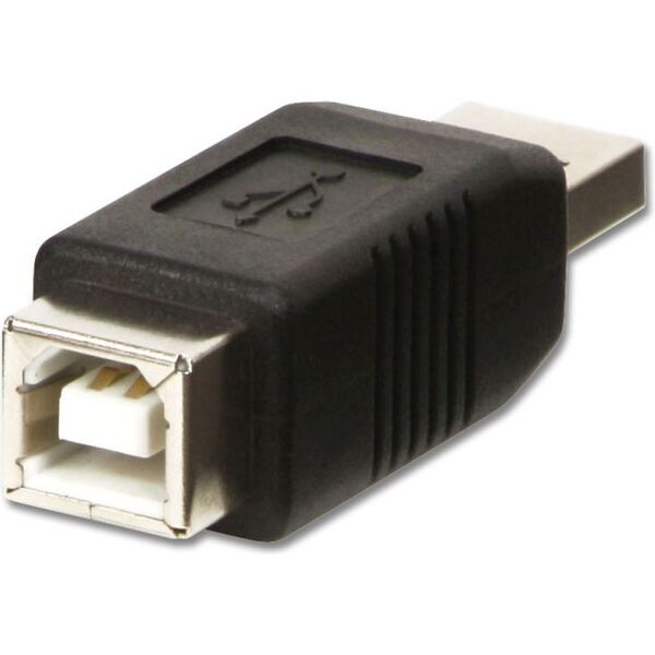 Adapter USB Lindy USB - USB-B Czarny  (71231)