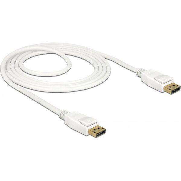 Kabel Delock DisplayPort - DisplayPort 1.5m biały (85509)