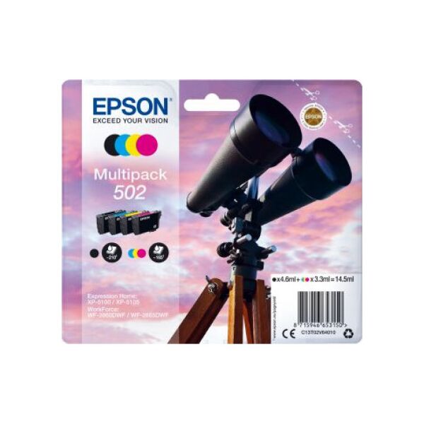 Tusz Epson Zestaw tuszy 502 (CMYK)