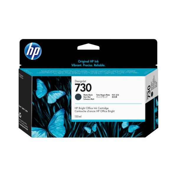 Tusz HP Tusz P2V65A, HP 730 (Matte Black)