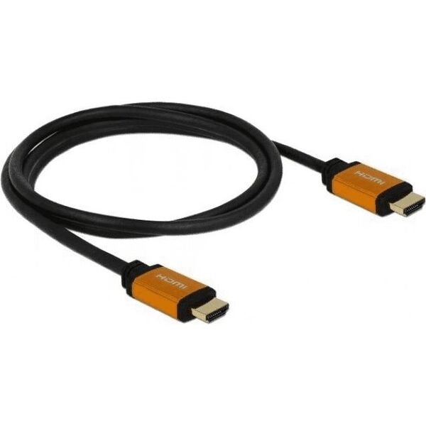 Kabel Delock HDMI - HDMI 1.5m pomarańczowy (85728)