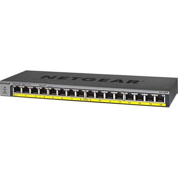 Switch NETGEAR GS116PP-100EUS