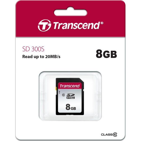 Karta Transcend 300S SDHC 8 GB Class 10 UHS-I/U3  (TS8GSDC300S)