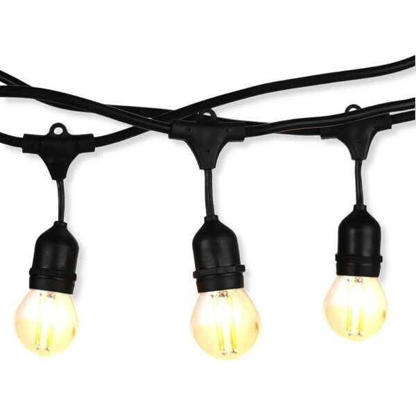 V-TAC Łańcuch LED VT-713 15x E27 Czarny IP65 3673